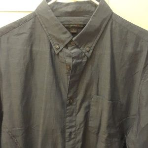 NEW john varvatos shirt blue